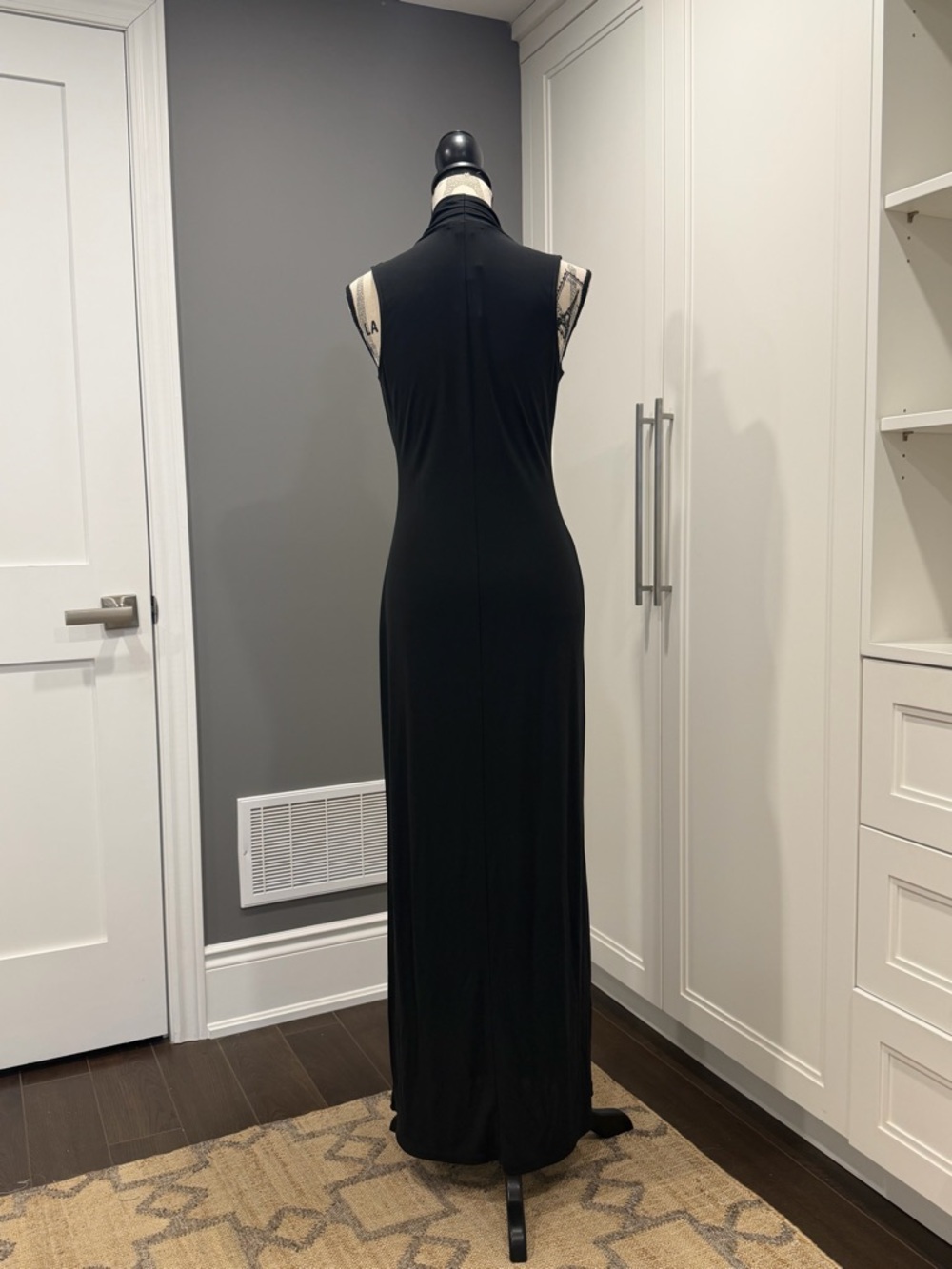 Banana Republic Black Sleeveless V-Neck Maxi Dress - Picture 8 of 11